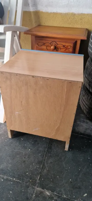 Cajonera infantil madera y azul