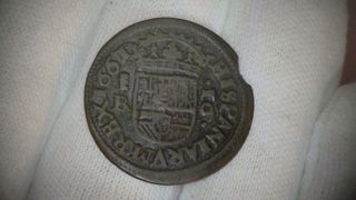 16 Maravedís Felipe IV 1661 Segovia B