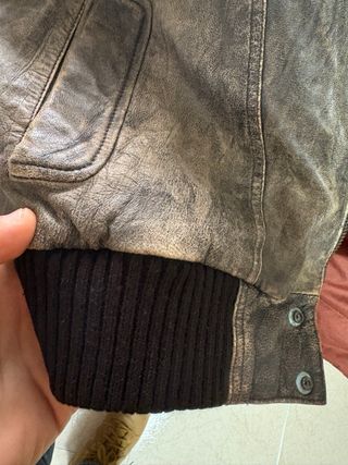 Chaqueta Bomber Piel Vintage Pepe Jeans Talla L