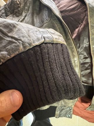 Chaqueta Bomber Piel Vintage Pepe Jeans Talla L