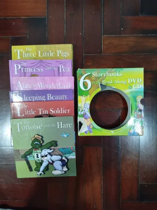 Fairy Tales: 6 Storybooks with Read-Along DVD &...