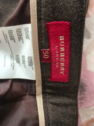 Pantalones Burberry Marrón Talla 50