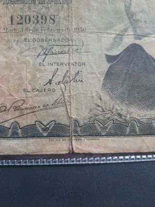 BILLETE DE 500 PESETAS DE 1946 MUY DIFICIL