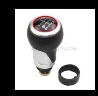 Pomo manual de 6 Velocidades para Audi Rojo