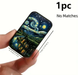 Cajita Metálica Vintage Noche Estrellada