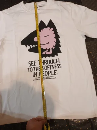 Camiseta Zara Blanca Talla Xl