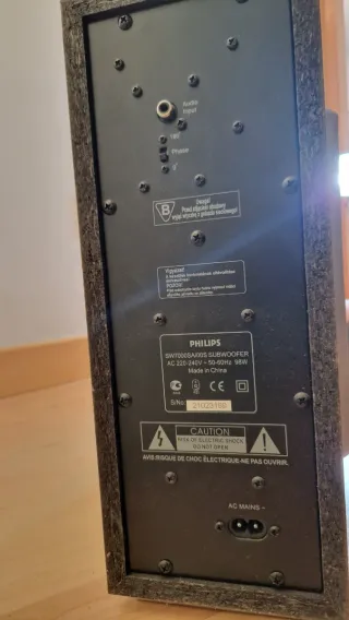 Subwoofer Philips SW700 Activo Plata