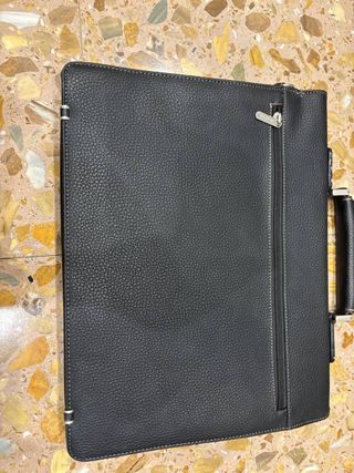 Maletín Gabol Negro Piel portadocumentos sin usar