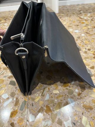 Maletín Gabol Negro Piel portadocumentos sin usar