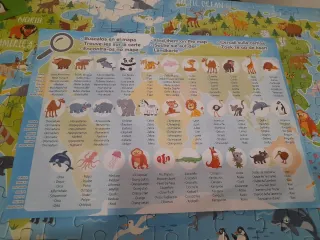 Puzzle Educa 150 piezas Mapa del Mundo