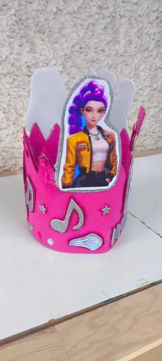 Corona cumpleaños personalizada