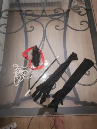 Disfraz Charleston niña rojo