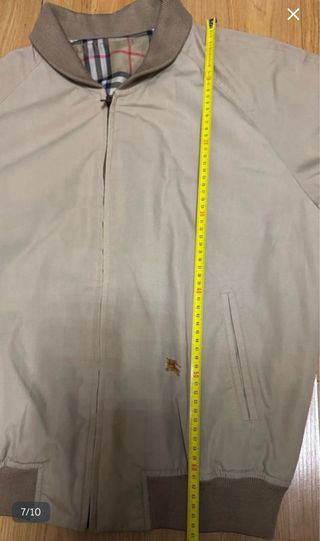BURBERRY CHAQUETA LIGERA GABARDINA CORTA HOMBRE L