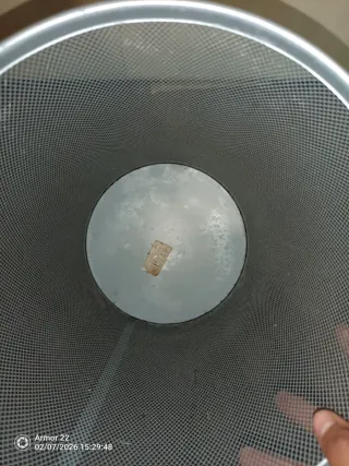 Cestino Gettacarte Rete Metallica Grigio