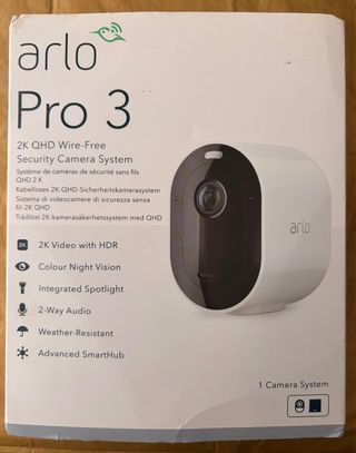 Arlo Pro 3 Cámara Seguridad 2K QHD