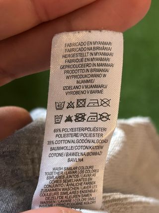 Pantalón Chándal Gris Primark Talla XS