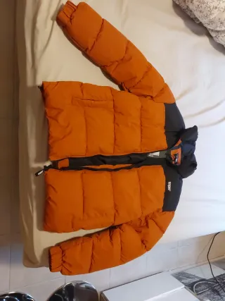 Chaqueta Plumas Snipes Naranja Negra Sin Usar