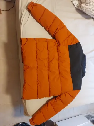 Chaqueta Plumas Snipes Naranja Negra Sin Usar