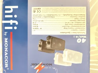 Altavoces Monacor 40W 2 vías