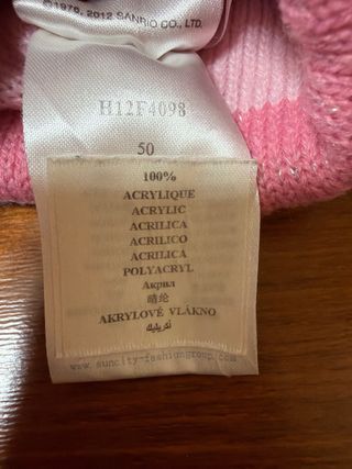 Conjunto Hello Kitty Gorro Bufanda Guantes Niña