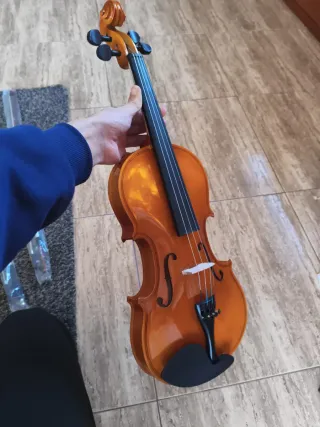 Violín con estuche y arcos