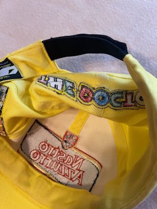 Cappellino Nastro Azzurro Valentino Rossi 46 Giall