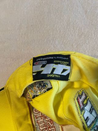 Cappellino Nastro Azzurro Valentino Rossi 46 Giall