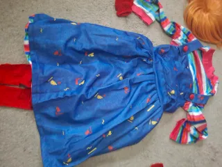 Disfraz Chucky Novia Talla 140 (aprox. 10 años)