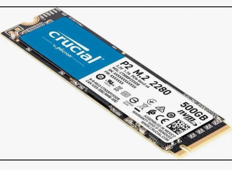 Crucial P2 500GB M.2 NVMe SSD afbeelding 2