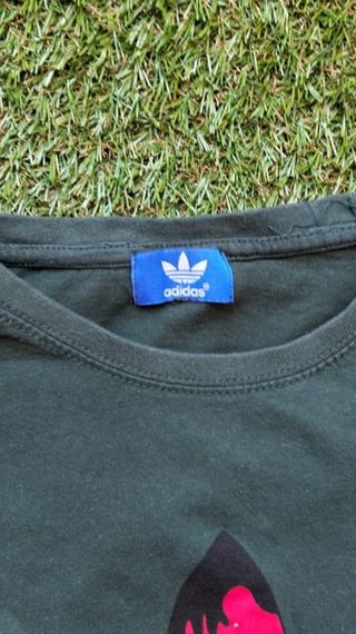 Camiseta Adidas Talla S Logo Trébol Multicolor