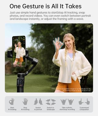 Hohem iSteady V3 Ultra Gimbal para iPhone/Android