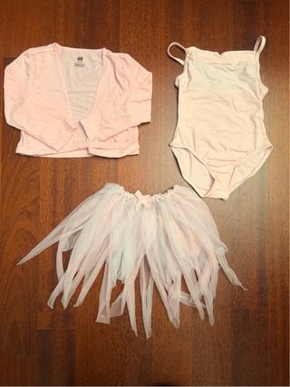Disfraz Ballet Niña Rosa talla 6-8