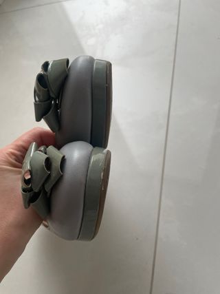 Scarpe LinKers grigio con fiocco