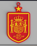 9.Llavero escudo España 3D