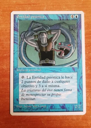 Carta Magic Entidad Psiónica cuarta edición isla