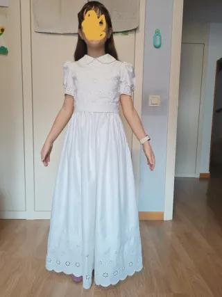 Vestido de Comunión Blanco Niña