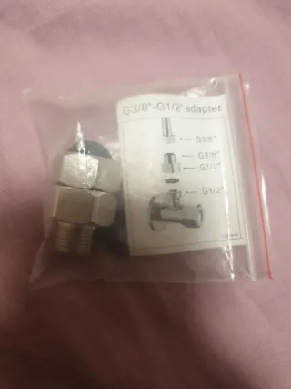 Adaptador G3/8 - G1/2 para grifo