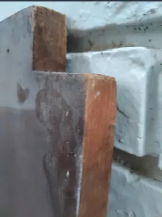 Estantería balda mueble antiguo madera maciza