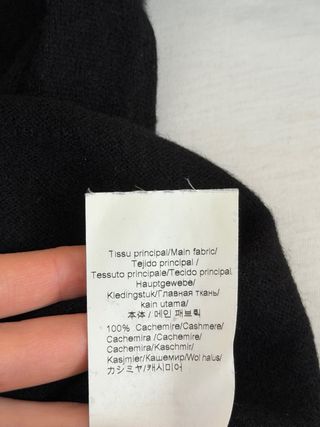 Jersey Kenzo de cachemira negro