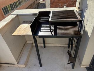 Parrilla Barbacoa Leña Metal