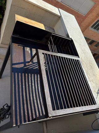 Parrilla Barbacoa Leña Metal