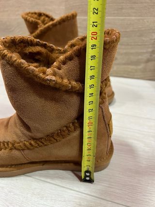 Botas australianas piel marrón talla 36