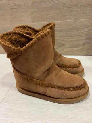 Botas australianas piel marrón talla 36
