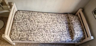 Cama 90cm con somier y colchón