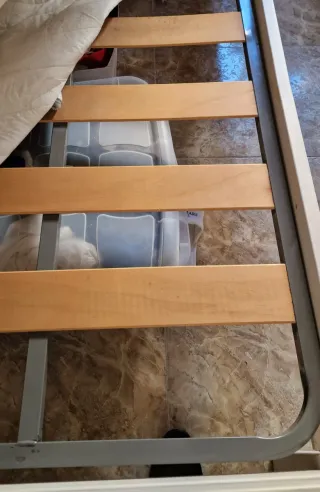 Cama 90cm con somier y colchón