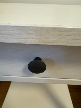 Mesa de noche Hemnes blanca Ikea