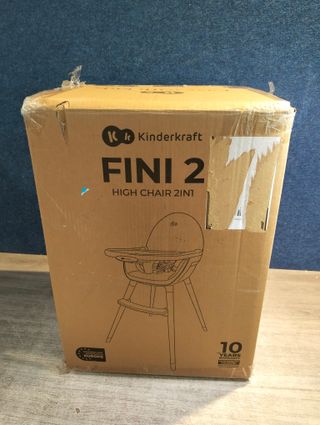 kk Kinderkraft FINI 2 Trona bebé 2 en 1, Silla Infantil