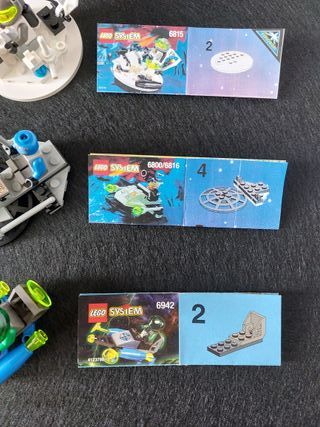 Lotto di set LEGO Space Insectoid, Expolorer e UFO