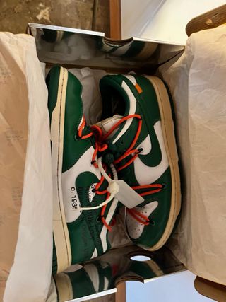 Off-White Bambas Verde y Blanco
