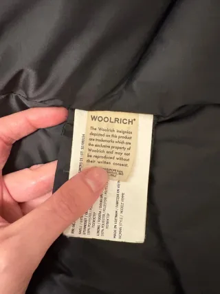 Parka Woolrich donna nera con cappuccio